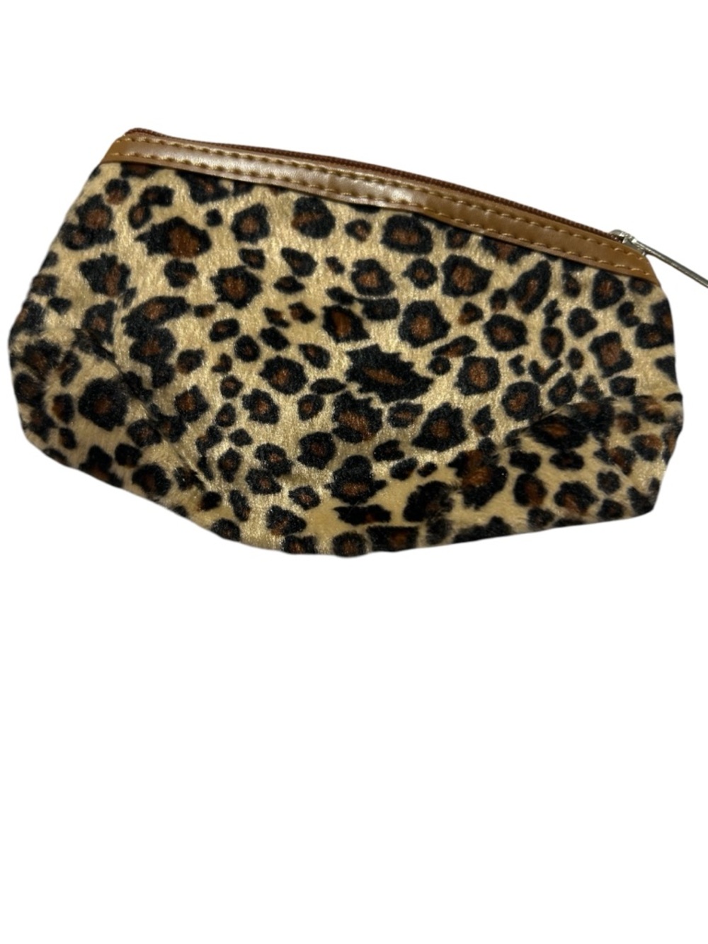 Leopard Print Coin purse  - Brown
